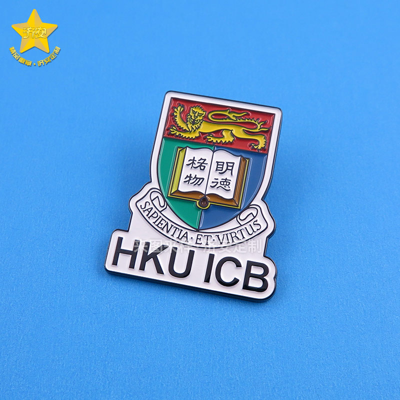 东莞济安徽章定制厂家徽章定制案例学校徽章