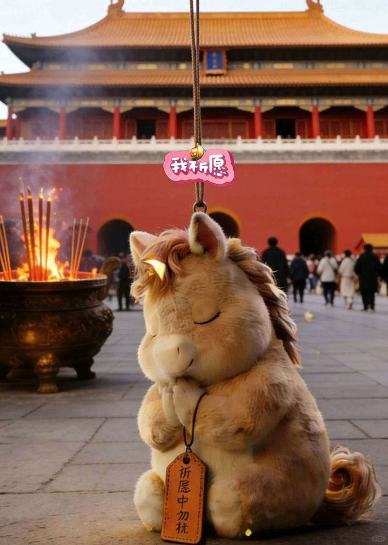 谁能拒绝超萌的马年小马钥匙扣挂件呢?把福气“扣”在身边! 谁能拒绝超萌的马年小马钥匙扣挂件呢?把福气“扣”在身边!