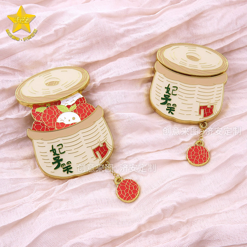 一筐荔枝妃子笑抽拉冰箱贴，解锁夏日文创新宠