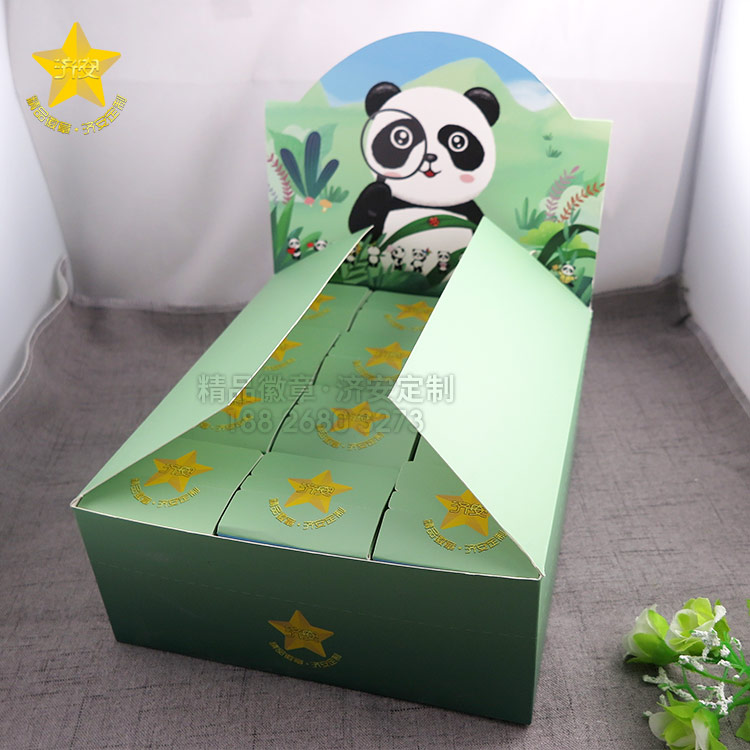 熊猫徽章盲盒定制