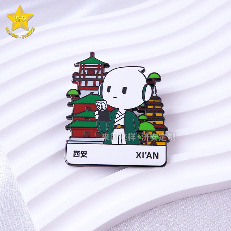 OPPO吉祥物金属徽章&城市文创手办:行走的品牌宣传名片