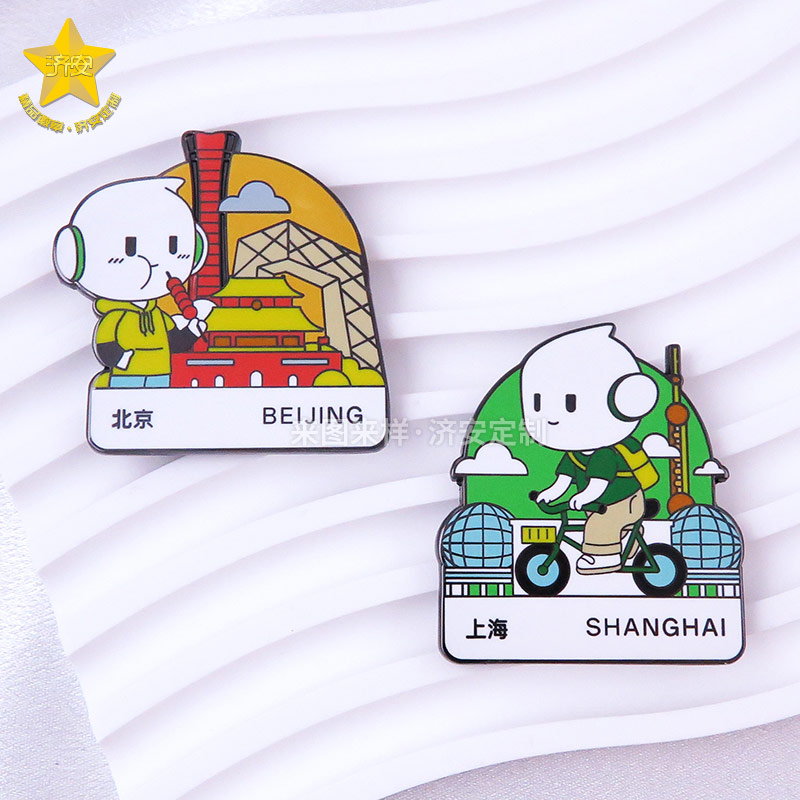 OPPO吉祥物金属徽章&城市文创手办:行走的品牌宣传名片