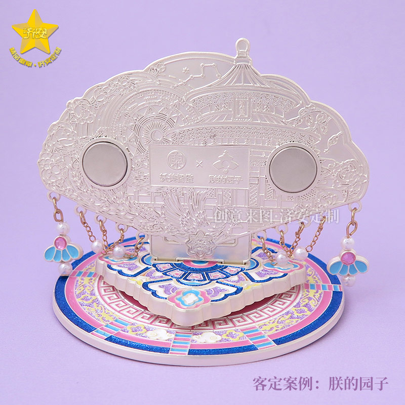 北京天坛文创冰箱贴旋转摆件 3D立体祈年殿冰箱贴