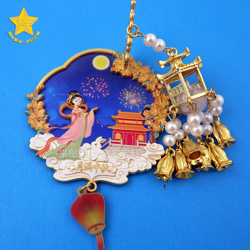 光栅冰箱贴真的在“放烟花”！中秋节日礼品文创冰箱贴太有创意了