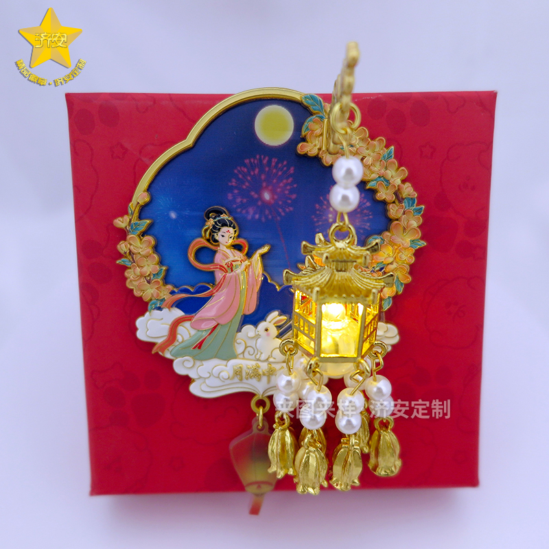 光栅冰箱贴真的在“放烟花”！中秋节日礼品文创冰箱贴太有创意了