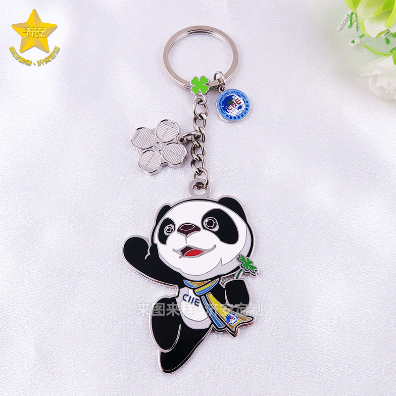 进博会吉祥物IP文创钥匙扣挂件,行走的品牌广告! 进博会吉祥物IP文创钥匙扣挂件,行走的品牌广告!