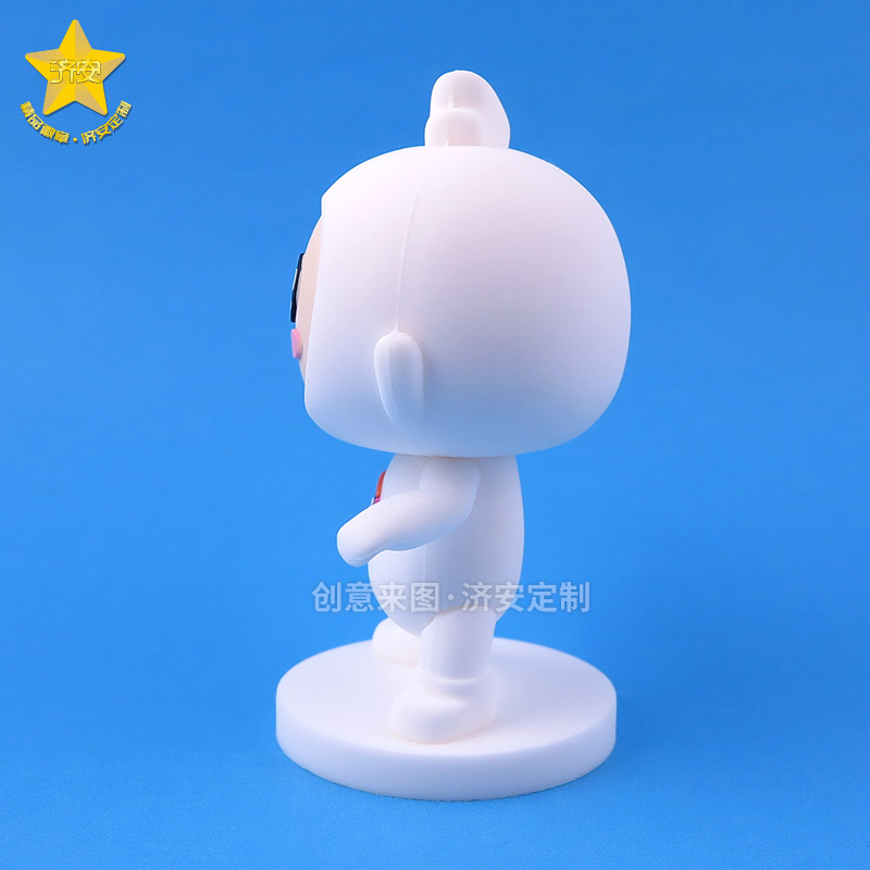 企业IP形象PVC软胶公仔摆件定制,卡通吉祥物文创周边
