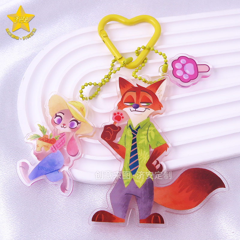 迪士尼亚克力钥匙扣挂饰定制厂家